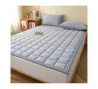 Mswborml Quilted Mattress Topper for Single/Twin/Queen/King Bed, Cotton Japanese Futon Mattress, Super Soft Floor Sleeping Pad, Foldable Floor Mattress for Camping and Guest,B,90x200cm/35x79in
