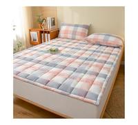 Mswborml Quilted Mattress Topper for Single/Twin/Queen/King Bed, Cotton Japanese Futon Mattress, Super Soft Floor Sleeping Pad, Foldable Floor Mattress for Camping and Guest,I,100x200cm/39x79in