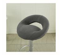 Mswborml Swivel Bar Stool Chair Covers with Hollow Backrest 4/2PCS, Anti-Slip Kitchen Bar Stool Chair Seat Covers Curved Lower Back, Round Bar Stools for Kitchen Island Seat Covers Washable,I,2PCS