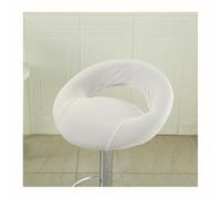 Mswborml Swivel Bar Stool Chair Covers with Hollow Backrest 4/2PCS, Anti-Slip Kitchen Bar Stool Chair Seat Covers Curved Lower Back, Round Bar Stools for Kitchen Island Seat Covers Washable,A,2PCS