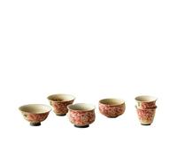 MSWgjYRQ China Tea Cups 1PCS Chinese Vintage Ceramic Teacup Handmade Single Tea Cup Household Master Mugs Kung Fu Set Teaware Teacup Ceremony Decoration Mug Sets(D)