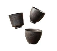 MSWgjYRQ China Tea Cups 1pcs Gilded Glaze Tea Cup Handmade Eggshell China Master's Making Kung Fu Cups Ceramic Japanese Teaware Mug Sets(Tea Cup C-55ML)