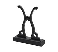 MSWgjYRQ Chinese Hand Fan Stand Wood Sturdy Round Display Base Decorative Handy Holder Storage Decorative Folding Fans(Black)