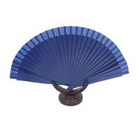 MSWgjYRQ Solid Color Folding Fans Dance Wedding Party Lace Plastic Silk Hand Held Fan Home Decoration Handmade Gifts Decorative Folding Fans(6)