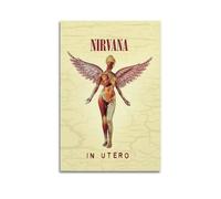 MSWVMWUK Nirvana In UteroArt Image Printing Modern Family Bedroom Decoration Poster Printing Living Room Aesthetics Canvas Wall Youth Girls Dormitory DecorationUnframe-style-4412x18inch(30x45cm)