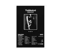 MSWVMWUK The Weeknd TrilogyArt Image Printing Modern Family Bedroom Decoration Poster Printing Living Room Aesthetics Canvas Wall Youth Girls Dormitory DecorationUnframe-style-1016x24inch(40x60cm)