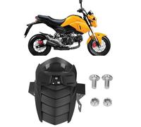 Msx125 Rear Mudguard, Motorcycle Rear Wheel Mudguard Cover Splash Guard Abs+Steel Bracket, Protective Fender Splashguard Replacement, For Msx125/Sf, Black