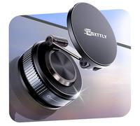 MSXTTLY Car Phone Holder Vmag-S2, 2025 Vacuum Magnetic Suction Mount for cars 360° Rotatable, Foldable & Adjustable, Compact Design for iPhone 17 Pro Max 16 15 14 13 12& Android