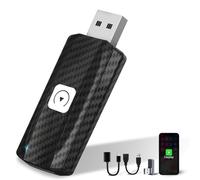 MSXTTLY Carplay Wireless Adapter U2C-AIR Carplay Wireless Stick Convert Wired CarPlay to Wireless, Plug and Play Compatible with Cars 2017-2026 for iOS 10+, Black