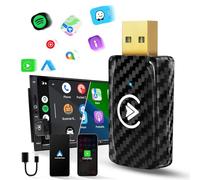 MSXTTLY Wireless CarPlay Adapter UK Android Auto Adpater 2 IN 1, Convert Wired AA/Carplay to Wireless, for Android 11+/iOS 10+ Phones, USB C/A, Plug & Play, SMT-AC01