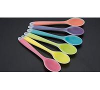 MSY2PCS Home Use Mini Silicone Spoon Colorful Heat Resistant Spoons Kitchenware Cooking Tools Utensil Random Color,Random Translucent