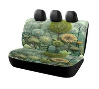 MSYKANIX Colorful Abstract Botanical Car Cover Set for Rear Bench Seat with Polyester,Modern Rustic Boho Art Decor Nature Plant Leaves Flower Back Covers Universal