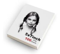 msymsyu 100 Sheets Drawing Paper Bulk 5x7inch 200g Cotton Sketchbook Painting Paper Sketch Paper Ideal for Artistic Design School Offices as Well as Sketches and Painting Exercises