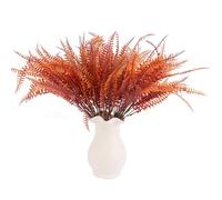 msymsyu Artificial Flowers 7 Bundles Autumn Decorations 36cm Artificial Autumn Persian Leaves Flower for Living Room Office Wedding