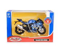 Msz 1:18 Suzuki Gsx-R1000 Blue -1 Top Quality Toy