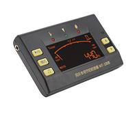 MT 100B 3 in 1 Tempo Tuner, Plastic Tuner Tone Generator, Electronic Digital LED Tuner with Support Bracket, with Auto Save and Auto Shutoff System, for Guzheng Guqin Erhu Pipa Black