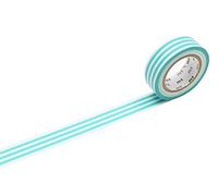 mt Masking Tape 1P "Border Soda" Washi Masking Tape - Soda Blue