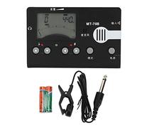 MT 70B Digital Metronome Tuner Tone Generator Guzheng Tuner Large LCD Display Foldable Support Frame Plastic Material Soft Bottom Buttons For Guzheng Players And Musicians