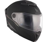 MT Atom 2 Motorcycle Motorbike Flip-up Helmet - Solid Matt Black