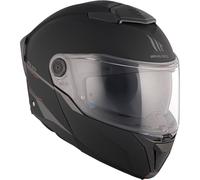 MT Atom 2 Motorcycle Motorbike Flip-up Helmet - Solid Matt Black
