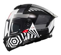 MT Atom 2 Motorcycle Motorbike Flip-up Helmet - Strange Gloss Black