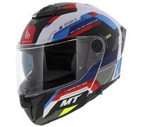 MT Atom 2 SV system helmet Bast matt blue red white (L)