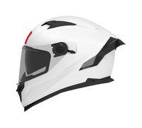 MT BRAKER SV FULL FACE ECE22.06 DUAL VISOR MOTORCYCLE HELMET WHITE MATT BLACK