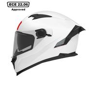 MT BRAKER SV PLAIN FULL FACE LIGHTWEIGHT MOTORCYCLE BIKE ECE22.06 CRASH HELMET