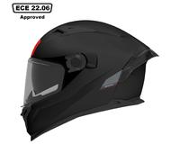 MT BRAKER SV PLAIN FULL FACE LIGHTWEIGHT MOTORCYCLE BIKE ECE22.06 CRASH HELMET