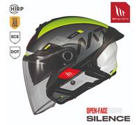MT Cosmo SV Silence Gloss Fluo Jet Helmet (Open Face)