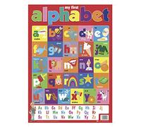 Mt First Alphabet Educational Posters & Colourful Wall Charts for Children - Engaging Classroom Posters for Kids - Laminated School Posters in Assorted Designs by MFY