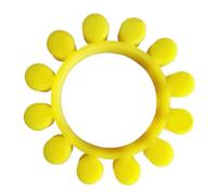 MT Flexible Coupling Buffer - Plum Blossom Rubber Ring Hexagonal Coupling Element for Sports - Polyurethane(215x355x55mm)