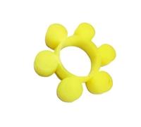 MT Flexible Coupling Buffer - Ring Hexagonal Coupling Element for Sports - High Strength Polyurethane, Low Noise,(90x166x30mm)