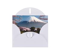 Mt. Fuji In Early Spring Greeting Cards For All Occasions - Blank Greeting Cards With Envelopes, Holiday Cards 4x6 Inches (Horizontal) White