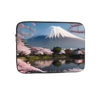 Mt. Fuji in early spring Shockproof Laptop Sleeve Water Repellent Notebook Case Slim Protective Cover for 10 12 13 15 17 Inch Tablets