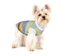 Mt. Fuji in the distance Full Print Cotton Pet Vest L Dog Cat Clothes Soft Elastic Breathable Pullover Pet