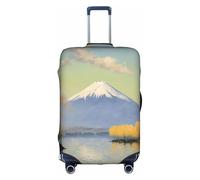 Mt. Fuji in The Distance Printed Travel Luggage Cover-Scratch-Resistant,Waterproof & Dustproof, a Must-Have Travel EssentialXL