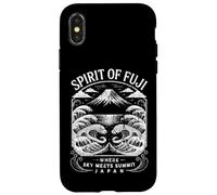 Mt Fuji Spirit Japan Hokusai Waves Japanese Souvenir Case for iPhone X/XS