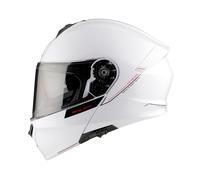 MT Genesis SV Solid Pearl White Modular/Flip Motorcycle Helmet
