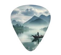Mt Guilin in Guangxi Patterned guitar picks - (thin/medium/thick) free to choose, suitable for all kinds of string instruments,