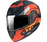 Mt Helmets Atom Sv W17 Modular Helmet Orange S