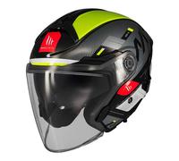 MT Cosmo SV Silence Gloss Fluo Jet Helmet (Open Face)
