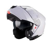 MT Helmets Genesis R SV Pure A0 Modular Flip Front Motorcycle Helmet, Gloss White, ECE22.06 (XL)