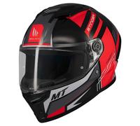 MT Stinger 2 full face helmet Tron gloss black red