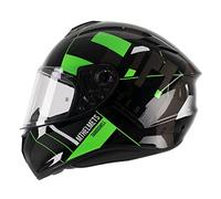 MT Targo Veneris Full Face Motorcycle Motorbike Helmet - Gloss Fluo Green