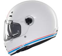 MT Jarama SV Retro Motorcycle Motorbike Full Face Helmet - Gloss White