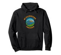 Mt Kilimanjaro Summit Club Embroidered Patch Style Tanzania Pullover Hoodie