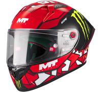 MT KRE+ S PIQUERAS Integralhelm schwarz-rot B5 S