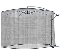 MT MALATEC 12266 Insect Screen for Parasols Mosquito Net Zip Fly Screen Size: 3 m