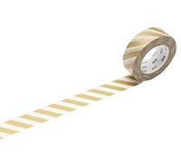 mt Masking Tape 1P"Stripe Gold 2" Washi Masking Tape - Gold